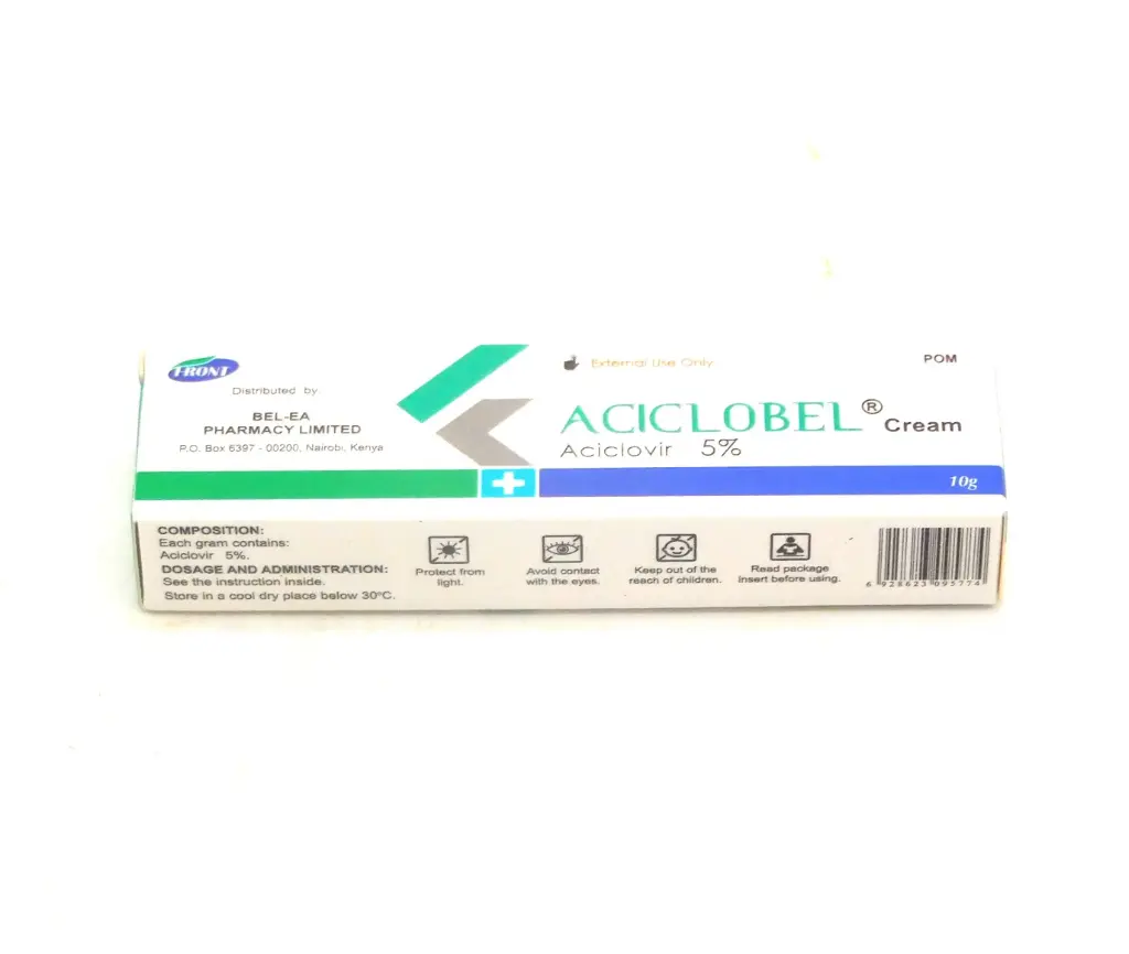 Acyclovir BP, 5% w/w Cream (Aciclobel)