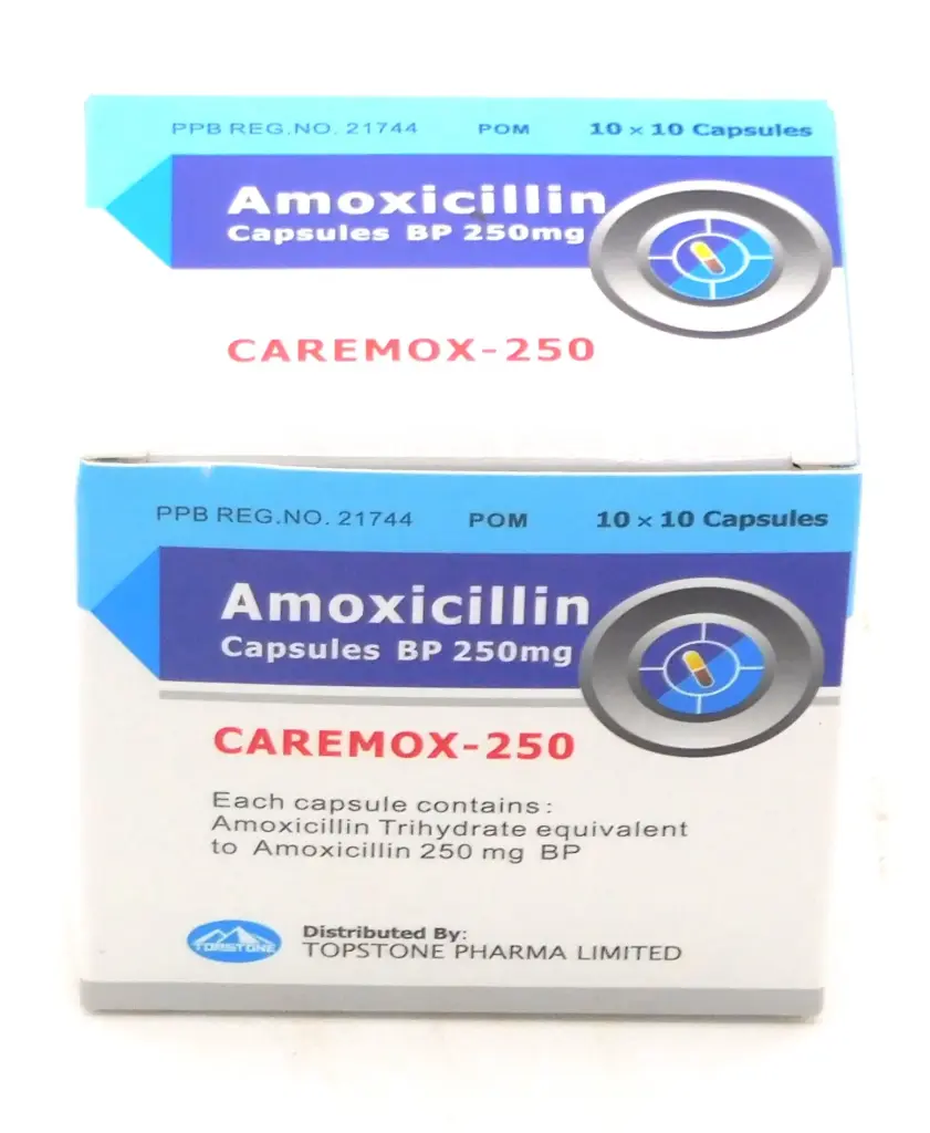 Amoxicillin 250mg Capsules (Caremox-250)