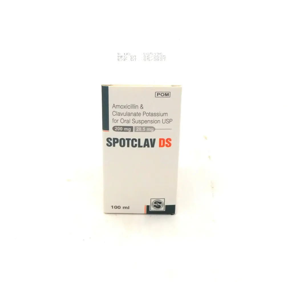 Amoxicillin/Clavulanate Potassium 228mg/5ml 100ml Syrup (Spotclav)