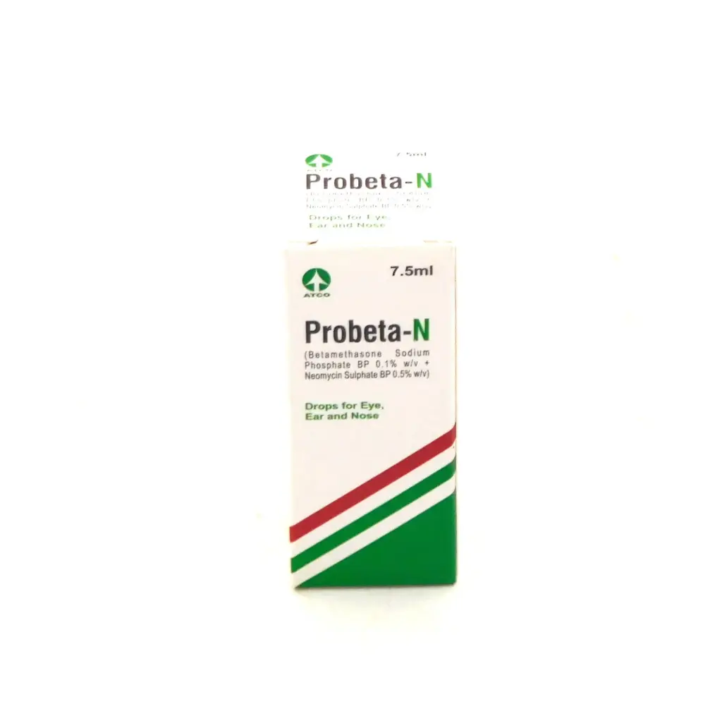 Betamethasone/Neomycin Drops 7.5ml, 0.1%/0.5%w/v (Probeta N)
