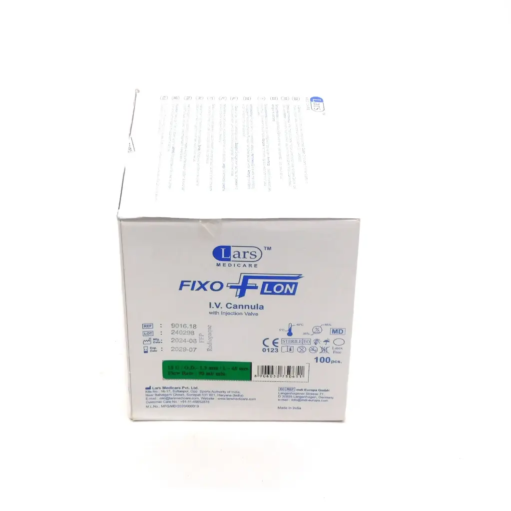 Cannula G18 - Green (Fixoflon)