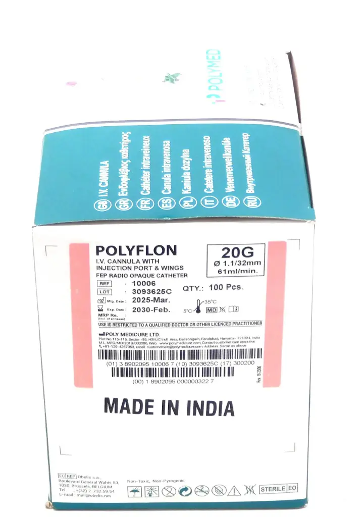 Cannula G20 - Pink (Polyflon)
