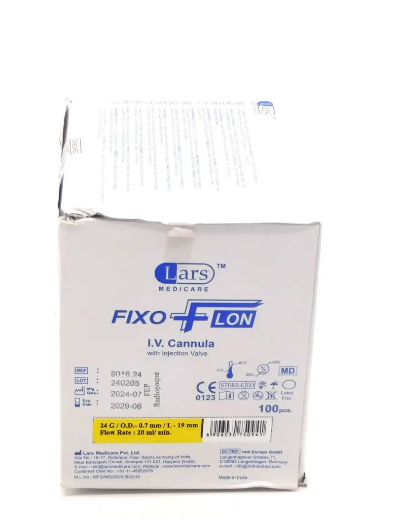 Cannula G24 - Yellow (Fixoflon)