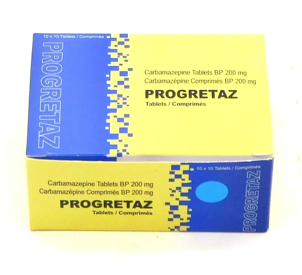 Carbamazepine 200mg Tablets (Progretaz)
