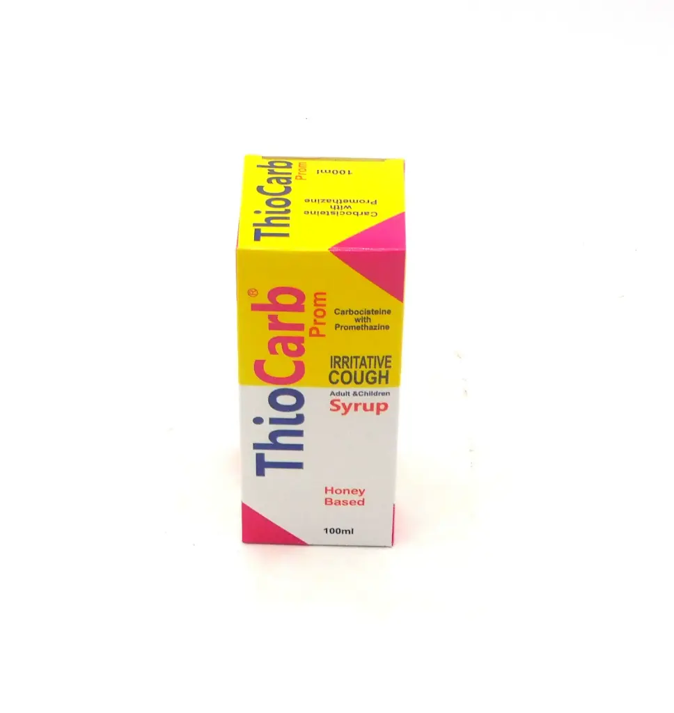 Carbocisteine/Promethazine Hcl 100mg/2.5mg Syrup 100ml (Thiocarb)