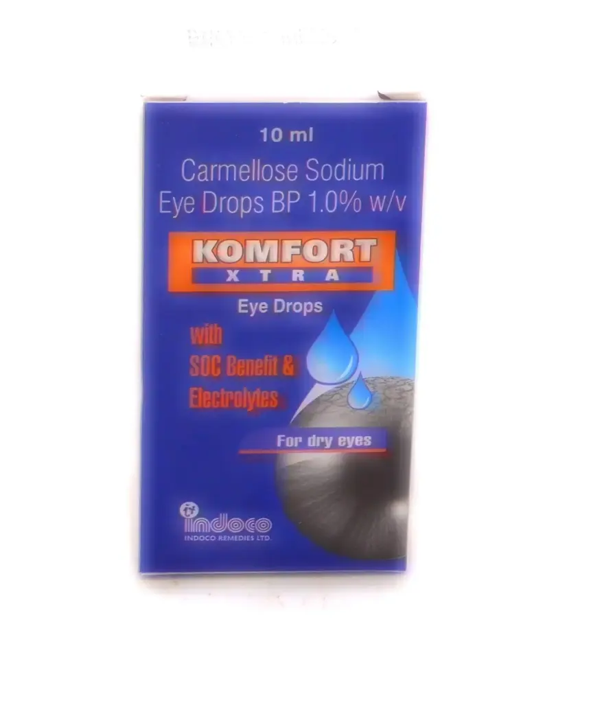 Carboxymethylcellulose/Dextran/Glycerin/Hypromellose/polyethylene glycol 400 10ml Eye Drops (Komfort Extra)