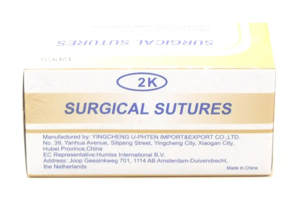 Catgut Surgical Sutures 40mm with Single Needle 75cm Size 2/0 Round Body (2K)
