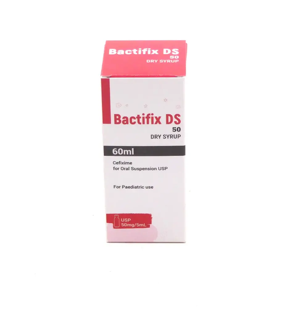 Cefixime 100mg/5ml Oral Suspension 60ml (Bactifix DS)