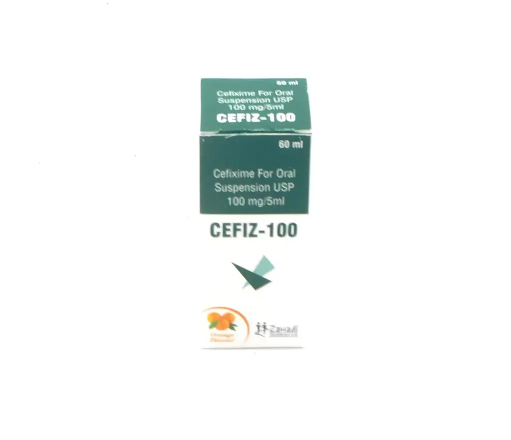Cefixime 100mg/5ml Oral Suspension 60ml (Cefiz)