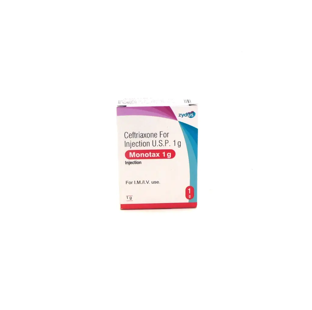 Ceftriaxone 1g Injection (Monotax)