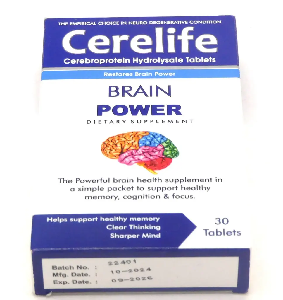 Cerebroprotein Hydrolysate 90mg Tablets (Cerelife)