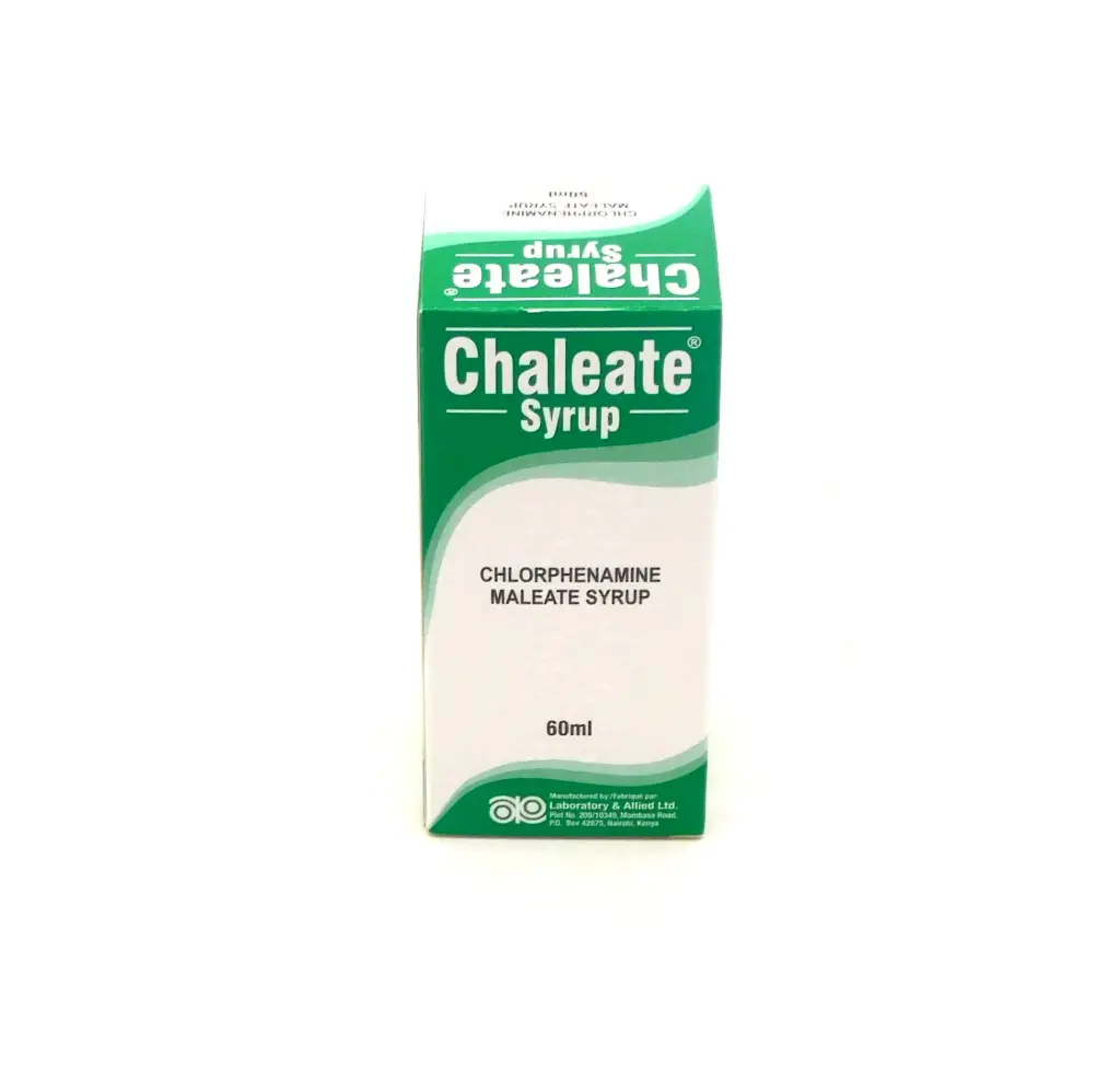Chlorpheniramine 2mg/5ml Syrup 60ml (Chaleate)