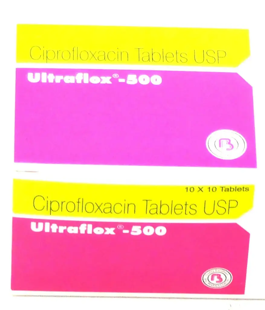 Ciprofloxacin 500mg Tablets (Ultraflox-500)