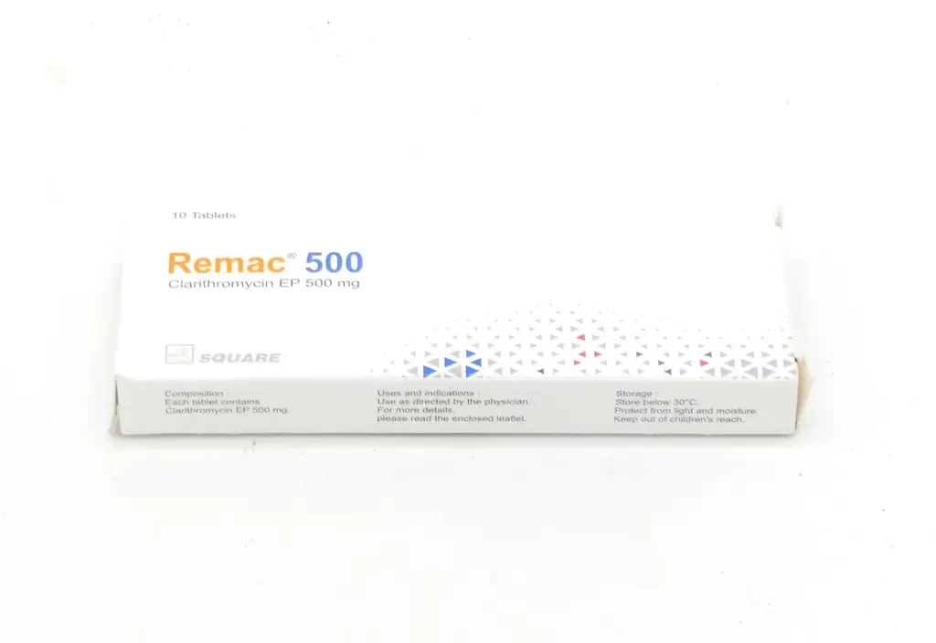 Clarithromycin 500mg Tablets (Remac)