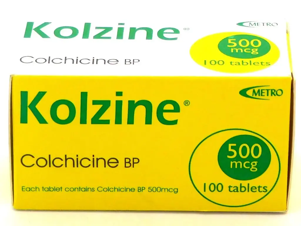 Colchicine 500mcg Tablets (Kolzine) 
