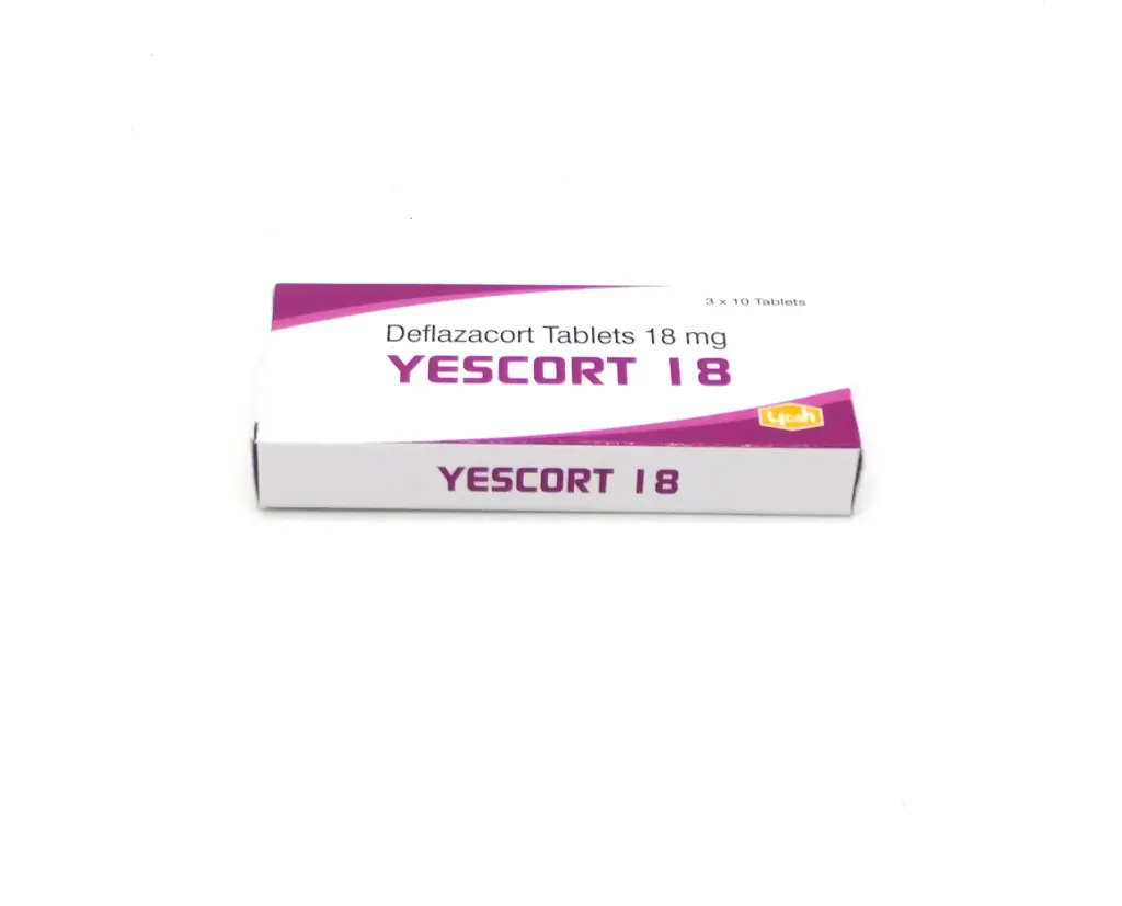 Deflazacort 18mg Tablets (Yescort)