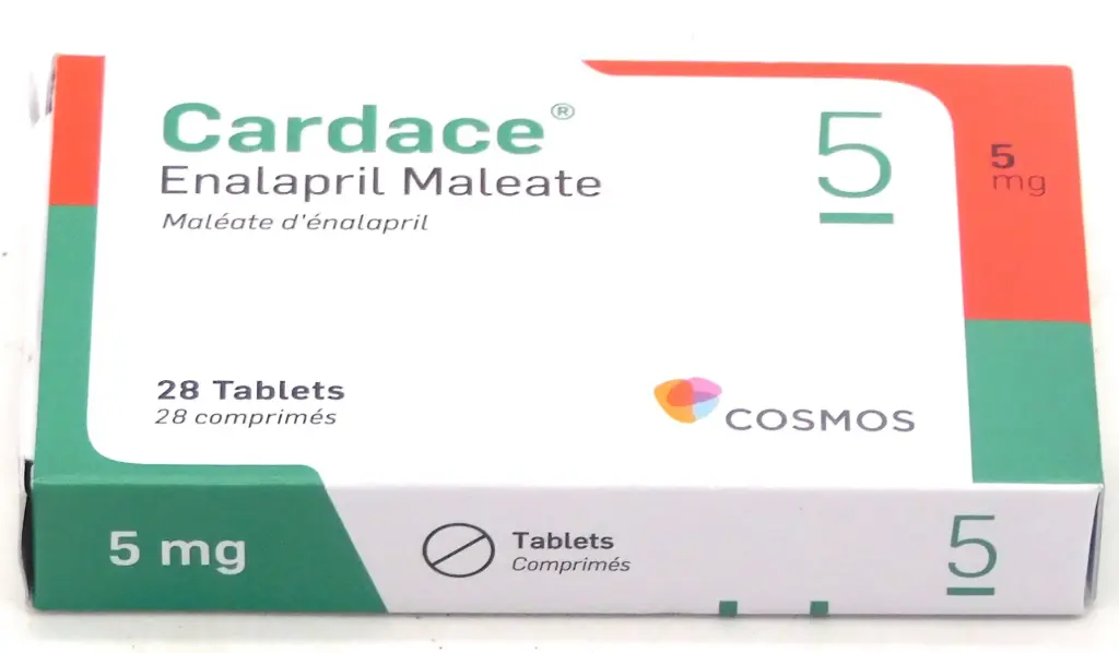 Enalapril 5mg Tablets (Cardace) 