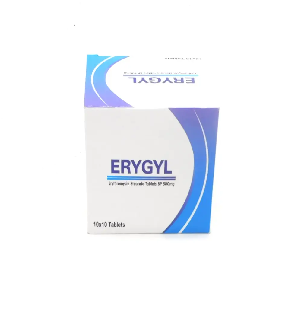 Erythromycin 500mg Tablets Blister (Erygyl)