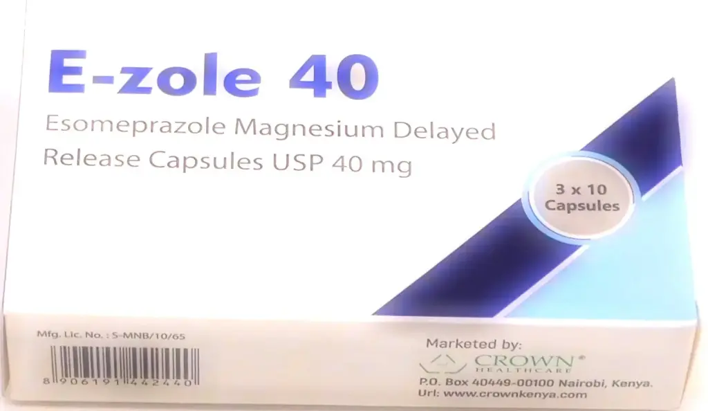 Esomeprazole 40mg Capsules (E-zole 40)
