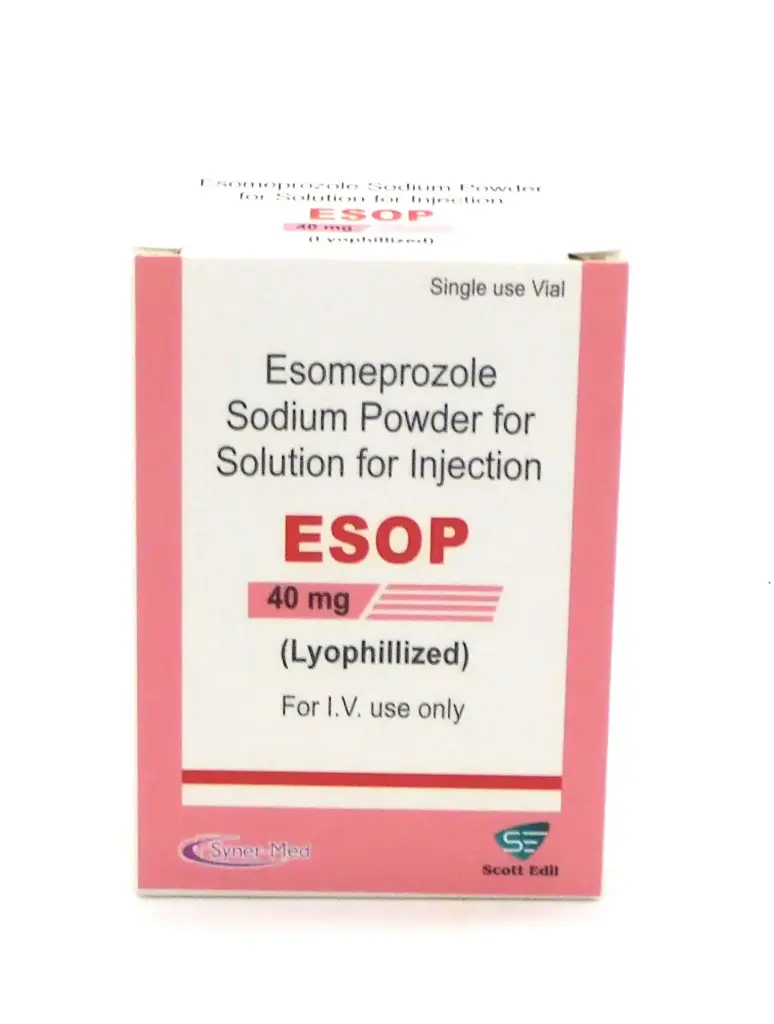 Esomeprazole 40mg Injection (ESOP)