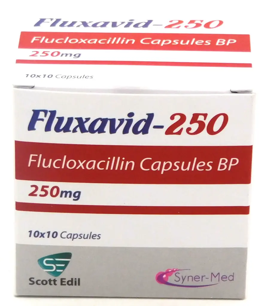 Flucloxacillin 250mg Capsules (Fluxavid-250)