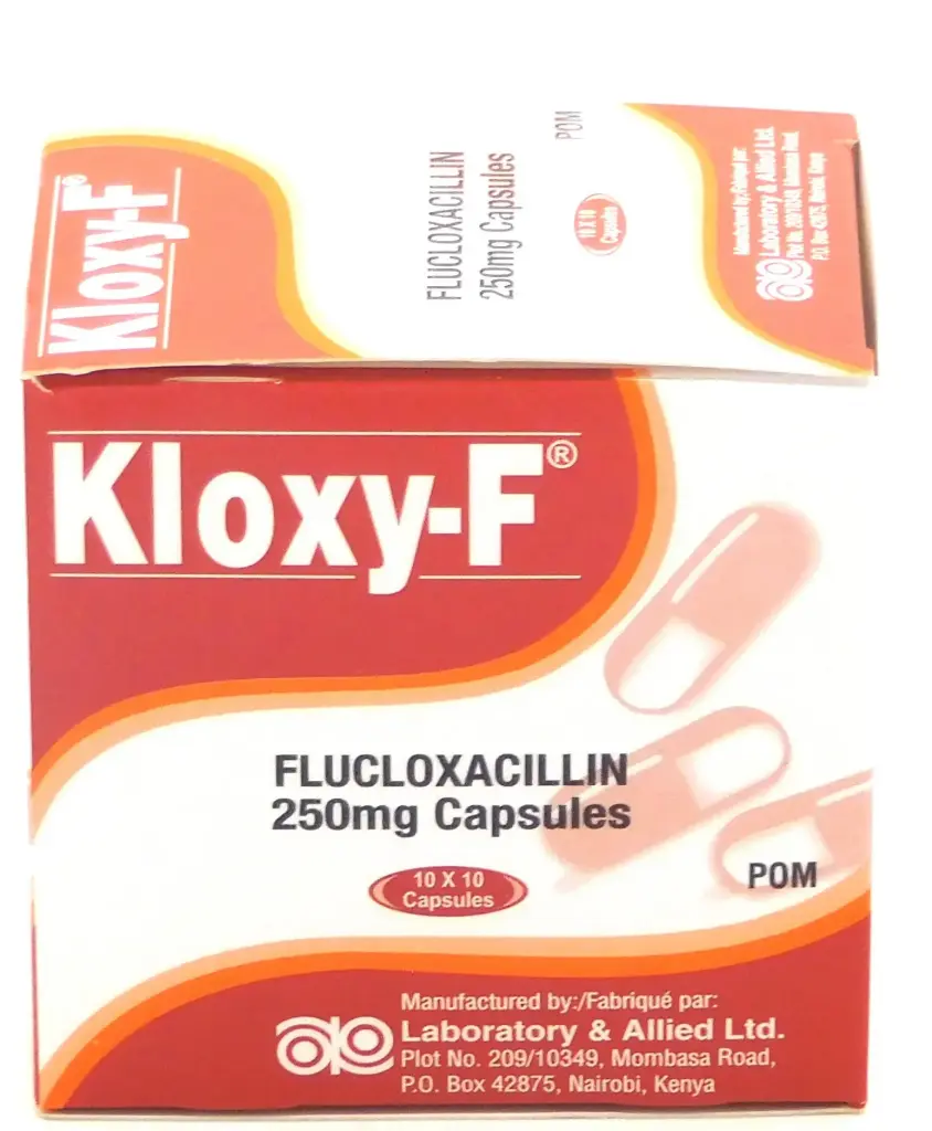 Flucloxacillin 250mg Capsules (Kloxy F)