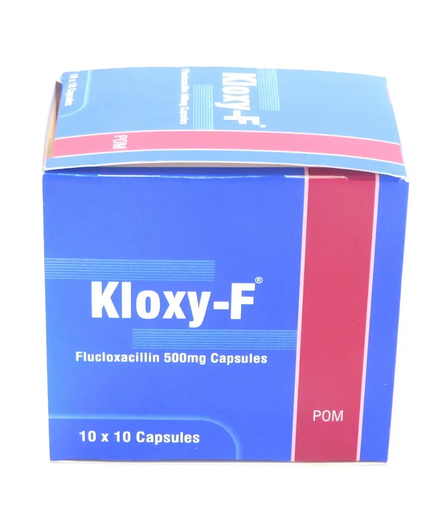Flucloxacillin 500mg Capsules (Kloxy F)