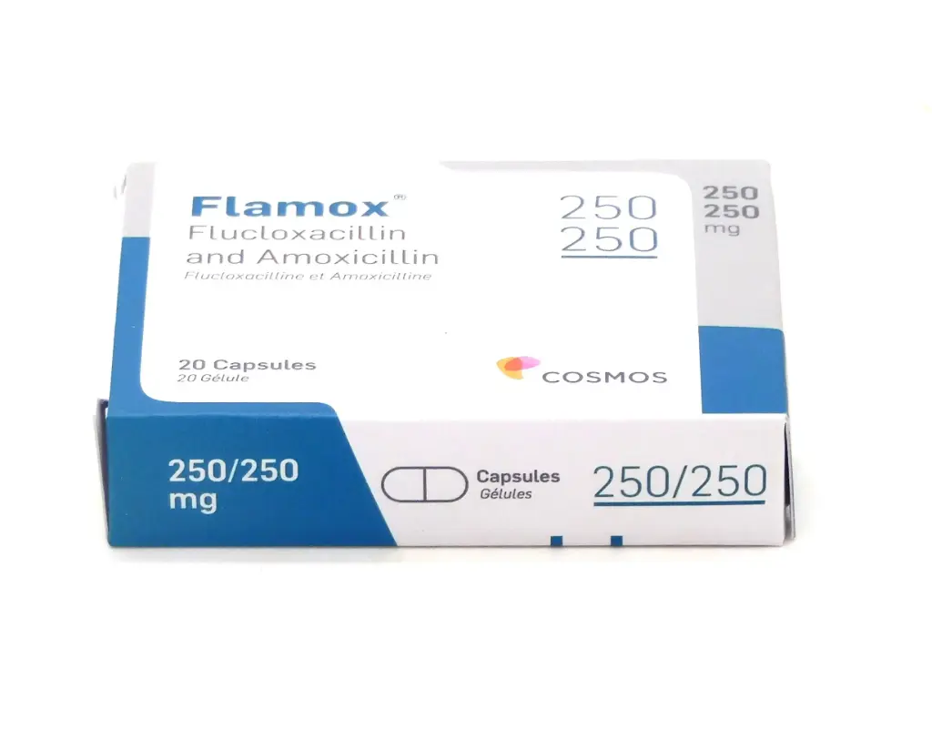 Flucloxacillin/Amoxicillin Capsules 250mg/250mg (Flamox)