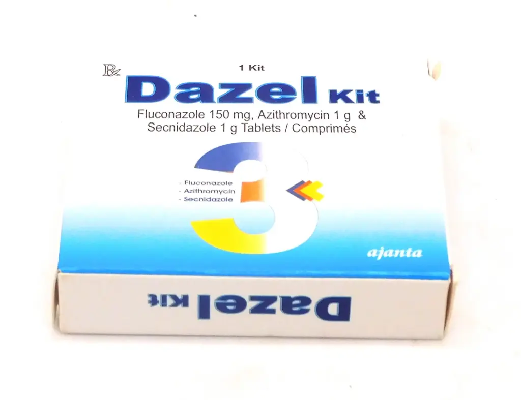 Fluconazole/Azithromycin/Secnidazole 150/1000/1000mg (Dazel Kit)