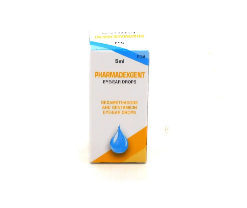 Gentamycin Sulfate/Dexamethasone Sodium Phosphate Eye/Ear Drops 5ml (Pharmadexgent)