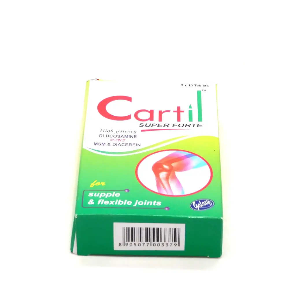 Glucosamine/MSM/Diacerein Tablets (Cartil Super Forte)