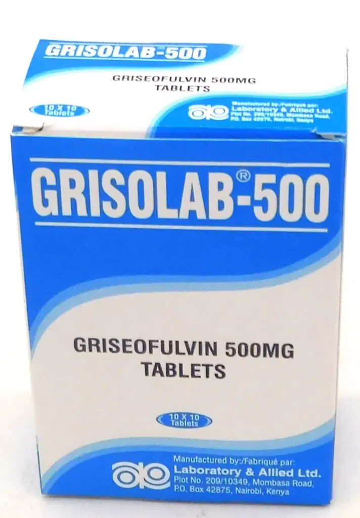 Griseofulvin 500mg Blister Tablets (Grisolab-500)