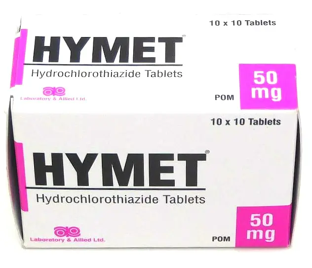 Hydrochlorothiazide 50mg Tablets (Hymet)