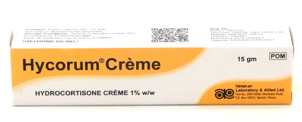 Hydrocortisone Cream 15g (Hycorum)