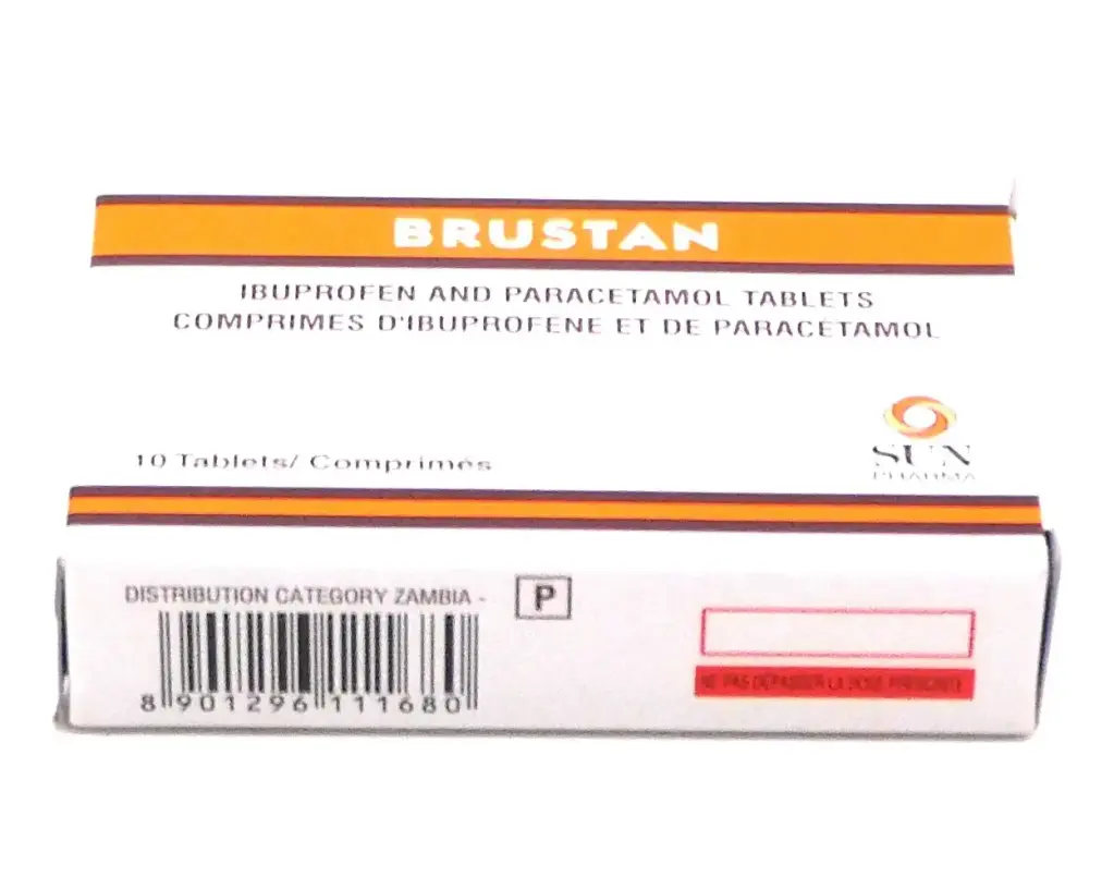 Ibuprofen/Paracetamol 400/325mg Tablets (Brustan)