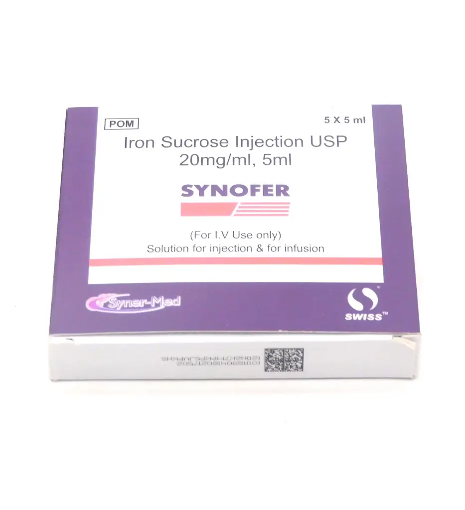 Iron Sucrose Injection (Synofer) 