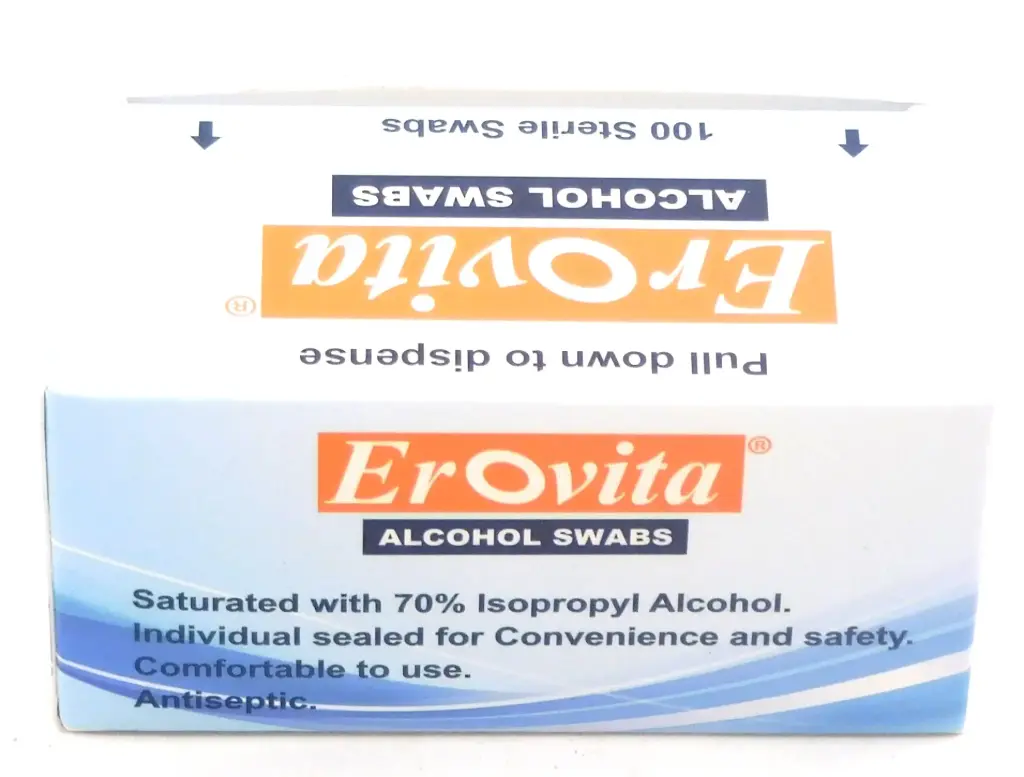 Isopropyl Alcohol 70% Swabs (Erovita)