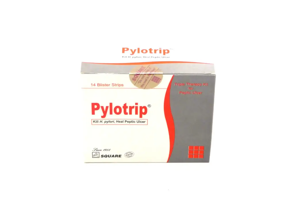 Lansoprazole/Amoxicillin/Clarithromycin 30mg/1000mg/500mg H.Pylori Kit (Pylotrip) 