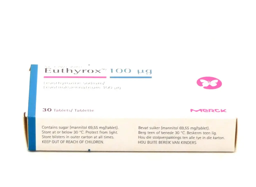 Levothyroxine 100mcg Tablets (Euthyrox 100)