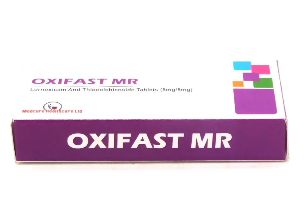 Lornoxicam/Thiocolchicoside 8/8mg Tablets (Oxifast MR)