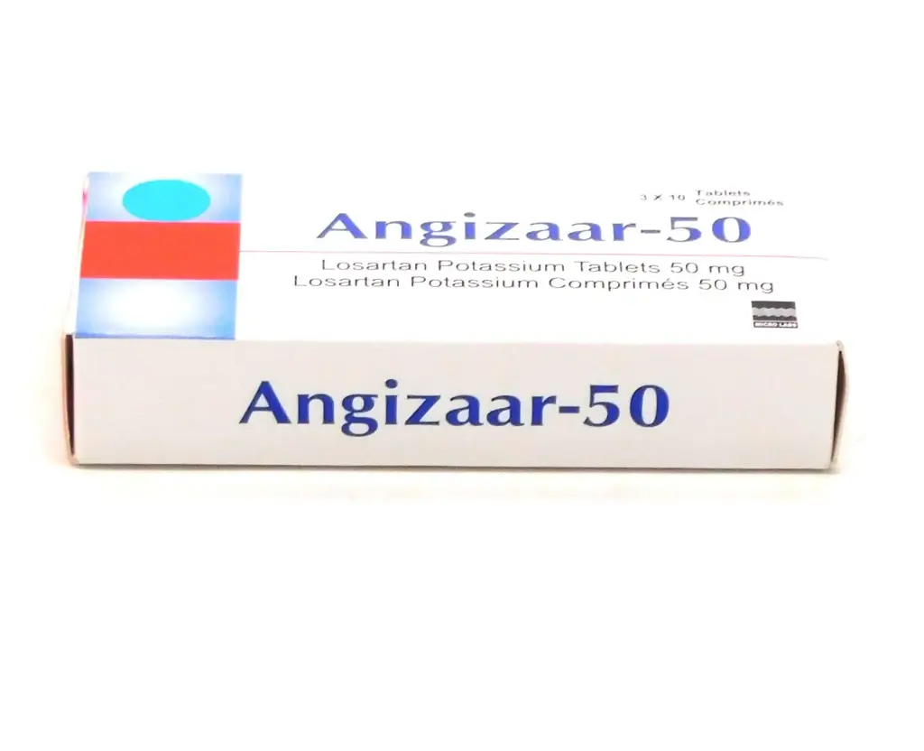 Losartan 50mg Tablets (Angizaar)