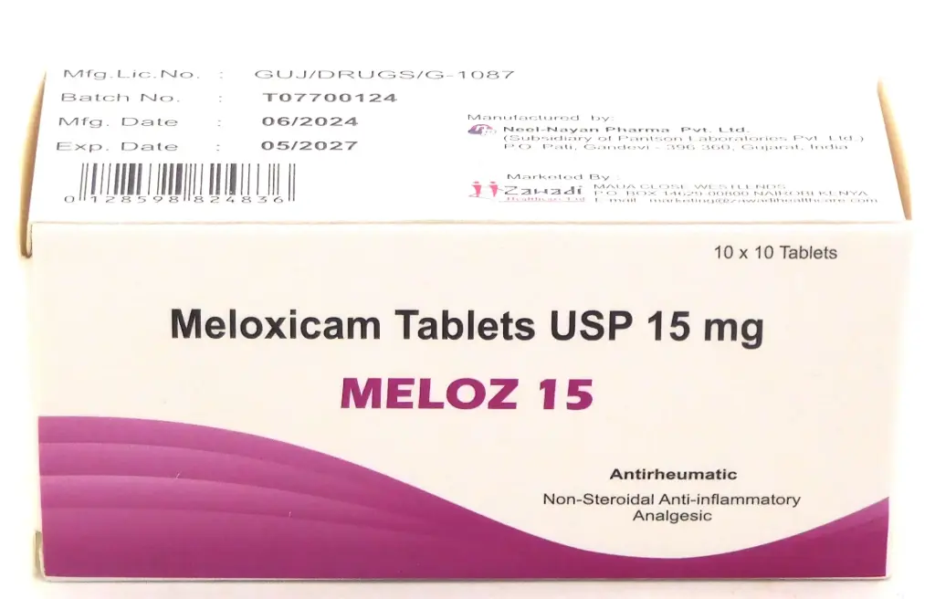 Meloxicam 15mg Tablets (Meloz 15)