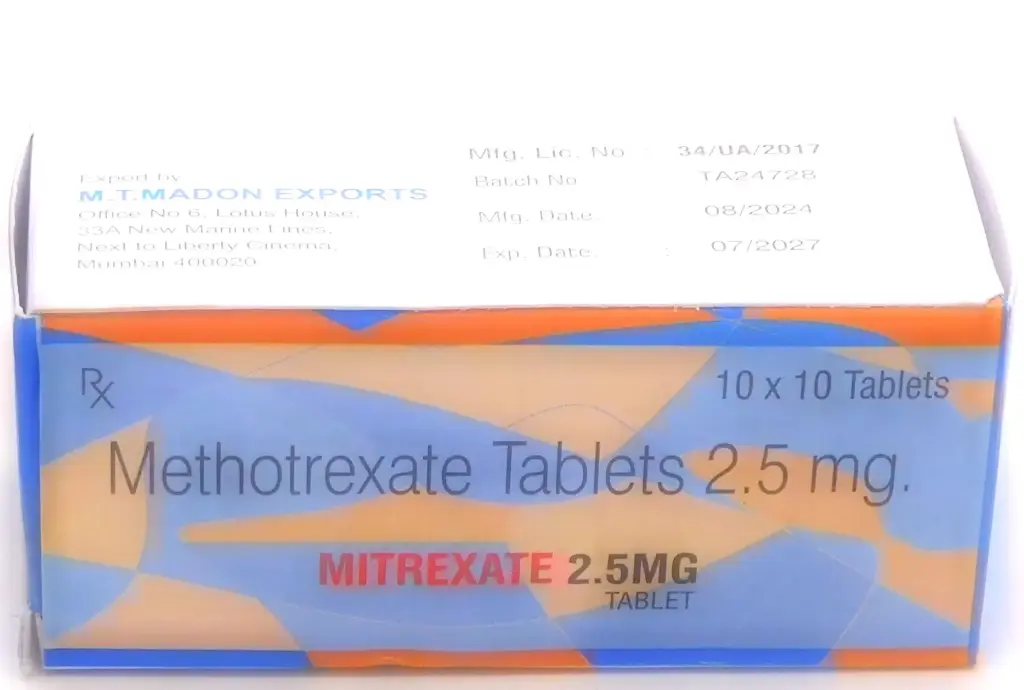 Methotrexate 2.5mg Tablets (Mitrexate)