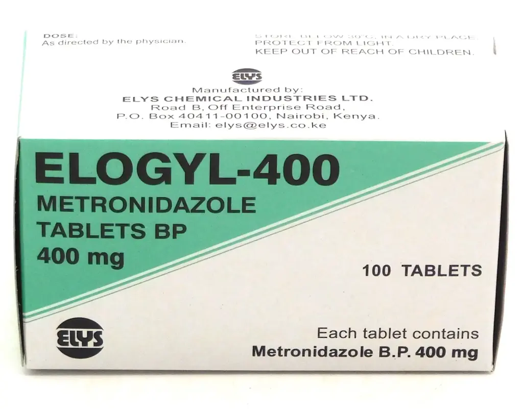 Metronidazole 400mg Tablets Blister (Elogyl 400)
