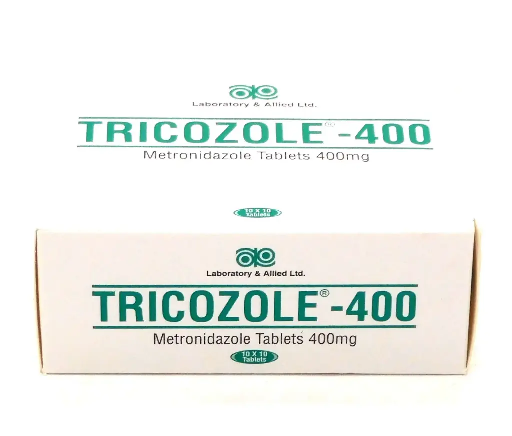 Metronidazole 400mg Tablets Blister (Tricozole 400)