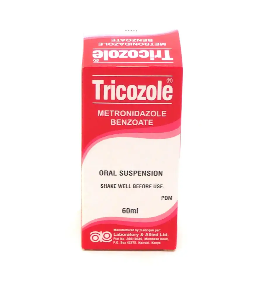 Metronidazole 60ml Suspension (Tricozole)