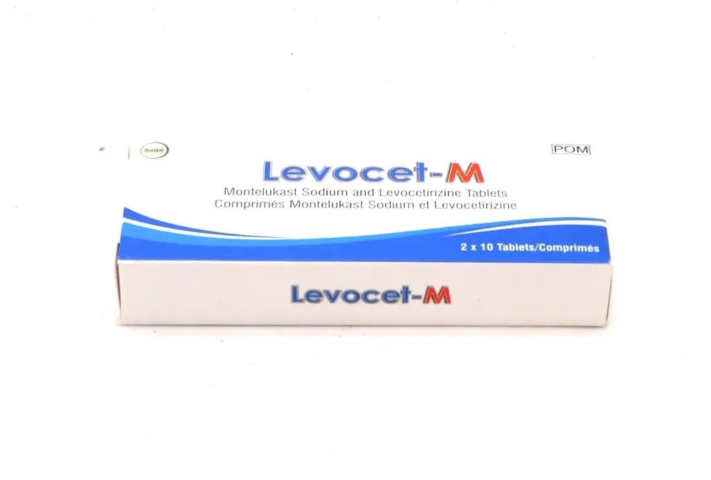 Montelukast/Levocetrizine Dihydrochloride 10mg Tablets (Levocet M)