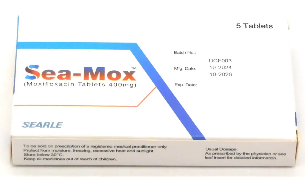 Moxifloxacin 400mg Tablets (Sea-mox)