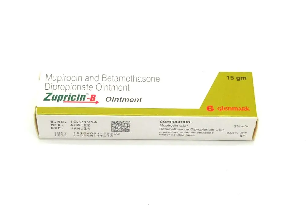 Mupirocin Cream 15g (Zupricin B)