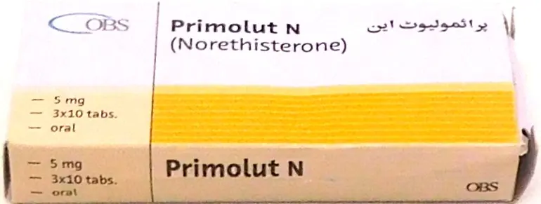 Norethisterone 5mg Tablets (Primolut N)